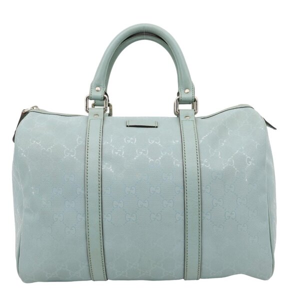 Gucci  Joy Medium GG Imprime Boston Bag Light Blue 193603 - Picture 1 of 13